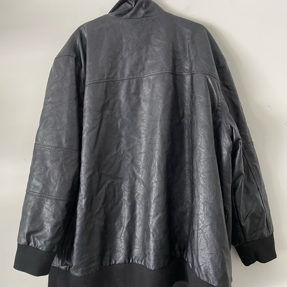 Jeans By Buffalo Men Leather Jackets Size 4 XLT - Picture 2 of 4